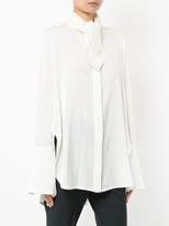 Thumbnail for your product : Ellery Ride Lonesome neck-tie shirt