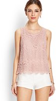 Thumbnail for your product : Forever 21 Remixed Regent Crochet Lace Tank
