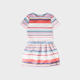 Thumbnail for your product : Paul Smith Girls' 7+ Years Mixed-Striped Satin 'Maggie' Dress