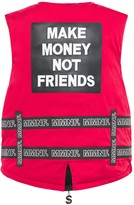 Thumbnail for your product : MAKE MONEY NOT FRIENDS Logo Vest W/belts