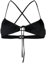 Thumbnail for your product : Off-White Arrow-fastening bikini top