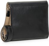 Thumbnail for your product : Francesco Biasia Miss Sarajevo Black Leather Messenger Bag