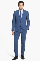 Thumbnail for your product : HUGO 'Aul/Heibo' Extra Trim Fit Cotton Blend Suit (Online Only)