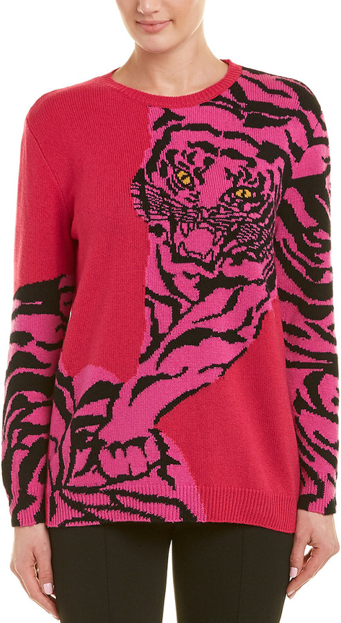 Valentino Tiger Cashmere Sweater - ShopStyle