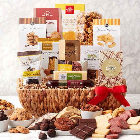 Hickory Farms Delightful Decadence Gift Basket Set