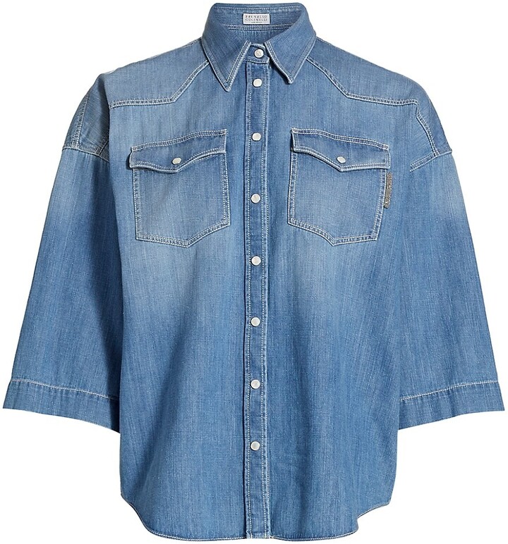 Women Denim Western Shirt | Shop the world's largest collection of 