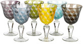 Thumbnail for your product : Pols Potten Wine Glass Blocks - Multicoloured - Set of 6