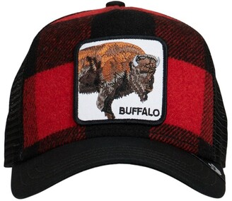 Goorin Bros. Red Buff patch wool blend trucker cap - ShopStyle Hats