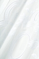 Thumbnail for your product : Tory Burch Scalloped Broderie Anglaise Cotton-voile Shirt Dress - White