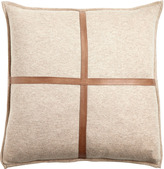 Thumbnail for your product : Arabella Rani Cashmere and Leather Pillow