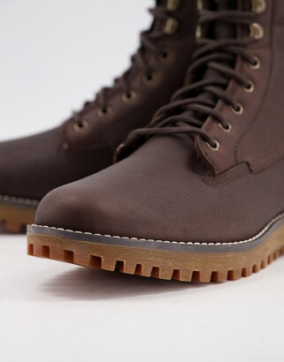 Timberland jackson's landing lace up boots in brown