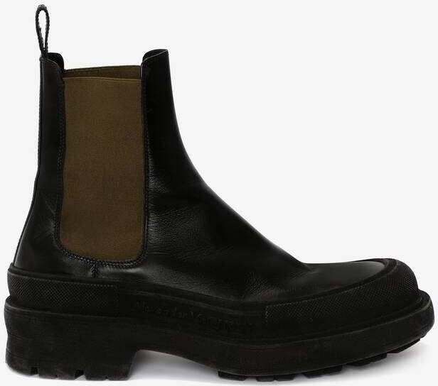 Alexander McQueen Men's Stack Chelsea Boot In Black/multicolour ShopStyle