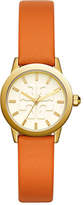 Thumbnail for your product : Tory Burch The Gigi Golden Watch with Orange Leather Strap