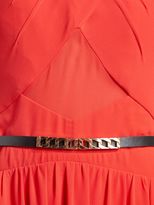 Thumbnail for your product : Little Mistress Sleeveless cross over top belted maxi