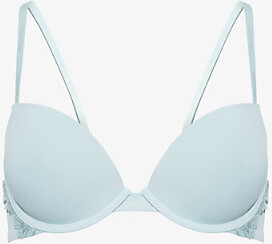 Womens Ether Push-Up Lace Stretch-Woven Bra 34Dd