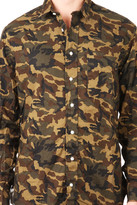 Thumbnail for your product : Blue & Cream Blue&Cream Camouflage Button Down Shirt
