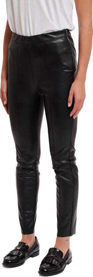 Rino&Pelle Maisa Faux Leather Leggings In Artichoke