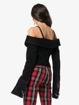 Thumbnail for your product : Marques Almeida off the shoulder denim top