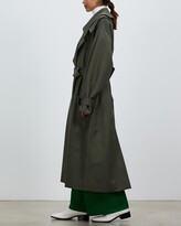 Thumbnail for your product : Camilla And Marc Women's Green Coats - Tomas Trench Coat - Size M/L at The Iconic