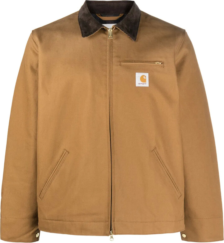 Carhartt Work In Progress Detroit contrasting-collar cotton jacket