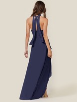 Thumbnail for your product : Halston Sleeveless Mock Neck Gown