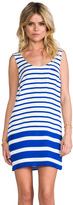 Thumbnail for your product : Joie Dawna C Striped Matte Silk Tank Dress