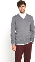 Thumbnail for your product : Fred Perry Mens Classic V-neck Jumper