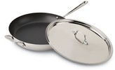 Thumbnail for your product : All-Clad Stainless Steel Nonstick 13" French Skillet with Loop Handle & Lid