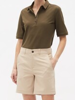 Thumbnail for your product : Bogner Tammy Cotton-blend Pique Golf Polo Shirt - Khaki