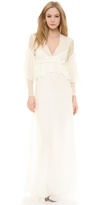 Thumbnail for your product : philosophy Long Sleeve Chiffon Gown