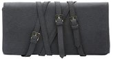 Thumbnail for your product : BCBGeneration smoke leather 'Cooper' buckle detail clutch