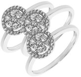 Thumbnail for your product : Nordstrom Women's Bony Levy Flower Diamond Stackable Ring Exclusive)