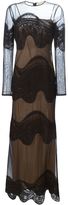Thumbnail for your product : Emilio Pucci sheer embroidered evening dress - women - Silk/Cotton/Polyamide/Spandex/Elastane - 38