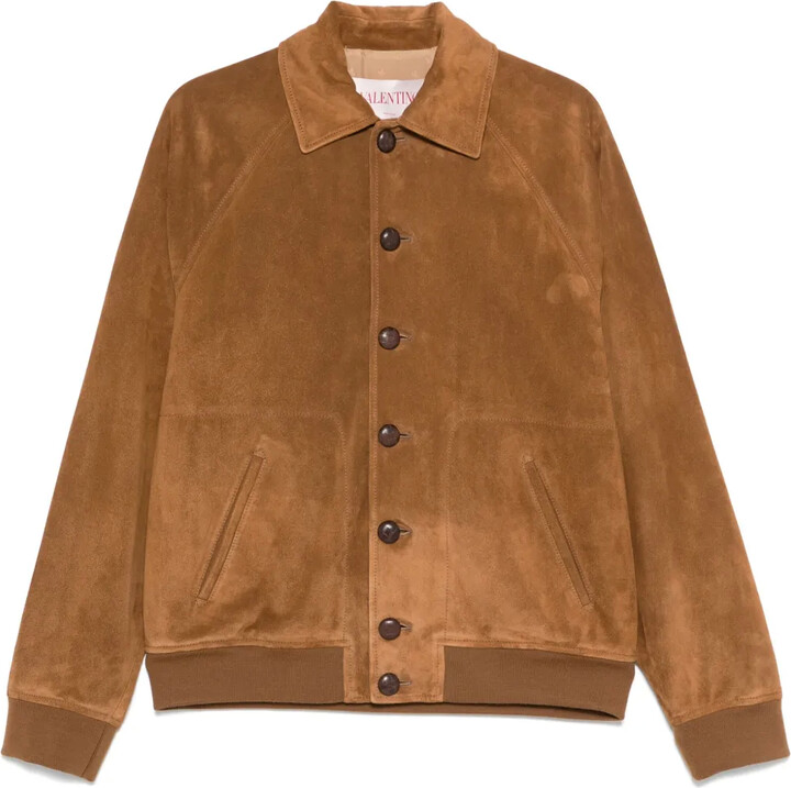 Valentino Garavani Suede Bomber Jacket