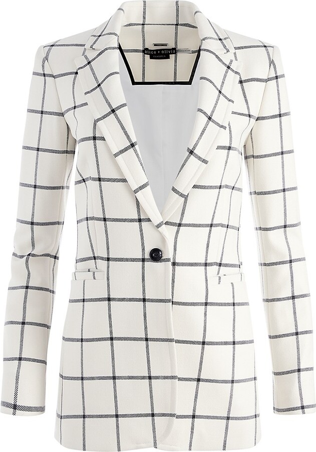 monochrome blazer womens