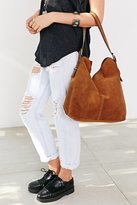 Thumbnail for your product : Kimchi & Blue Kimchi Blue Suede Zip Lip Tote Bag