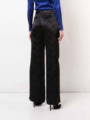 Theory wide-leg printed trousers