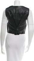Thumbnail for your product : Alexander Wang Leather Zip-Up Vest