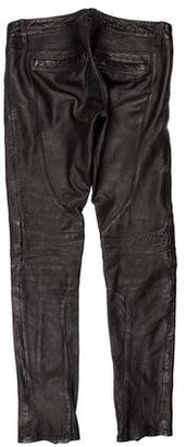 AllSaints Leather Skinny Pants