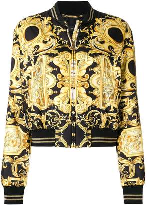 Versace printed bomber jacket