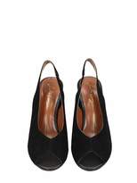 Thumbnail for your product : Lola Cruz Black Suede Sandals