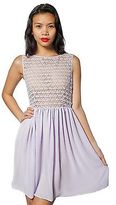Thumbnail for your product : American Apparel RSACF300DL Sleeveless Lace Chiffon Dress