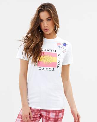 Missguided Tokyo Floral T-Shirt