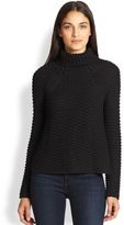 Thumbnail for your product : Mason by Michelle Mason Textured Chunky-Knit Turtleneck Sweater