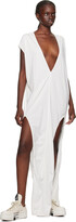 Thumbnail for your product : Rick Owens Off-White Arrowhead Maxi Dress