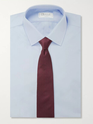 Canali 8cm Pin-Dot Silk-Jacquard Tie