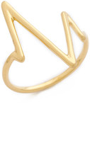 Thumbnail for your product : Sarah Chloe Large Heartbeat Ring
