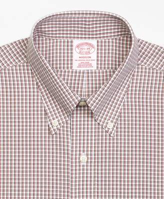 Brooks Brothers Madison Classic-Fit Dress Shirt, Non-Iron Twin Check