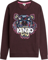 Kenzo Sweat-shirt en coton à logo bro 