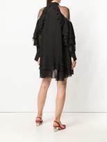 Thumbnail for your product : Capucci sheer detail ruffle dress
